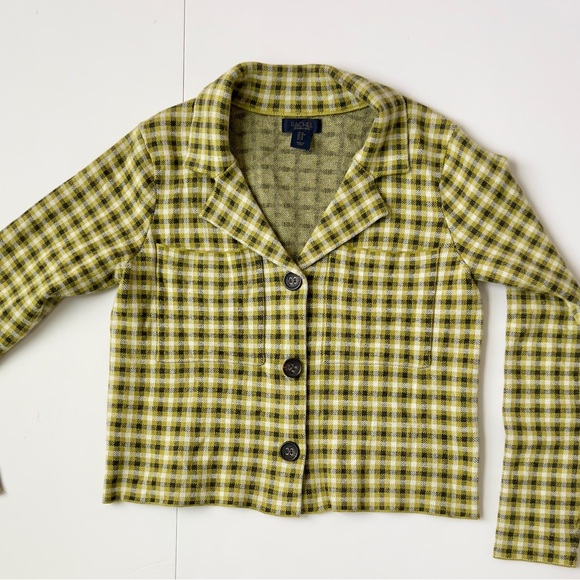 RACHEL Rachel Roy Jackets & Blazers - Rachel Roy Checkered Olive Blazer
